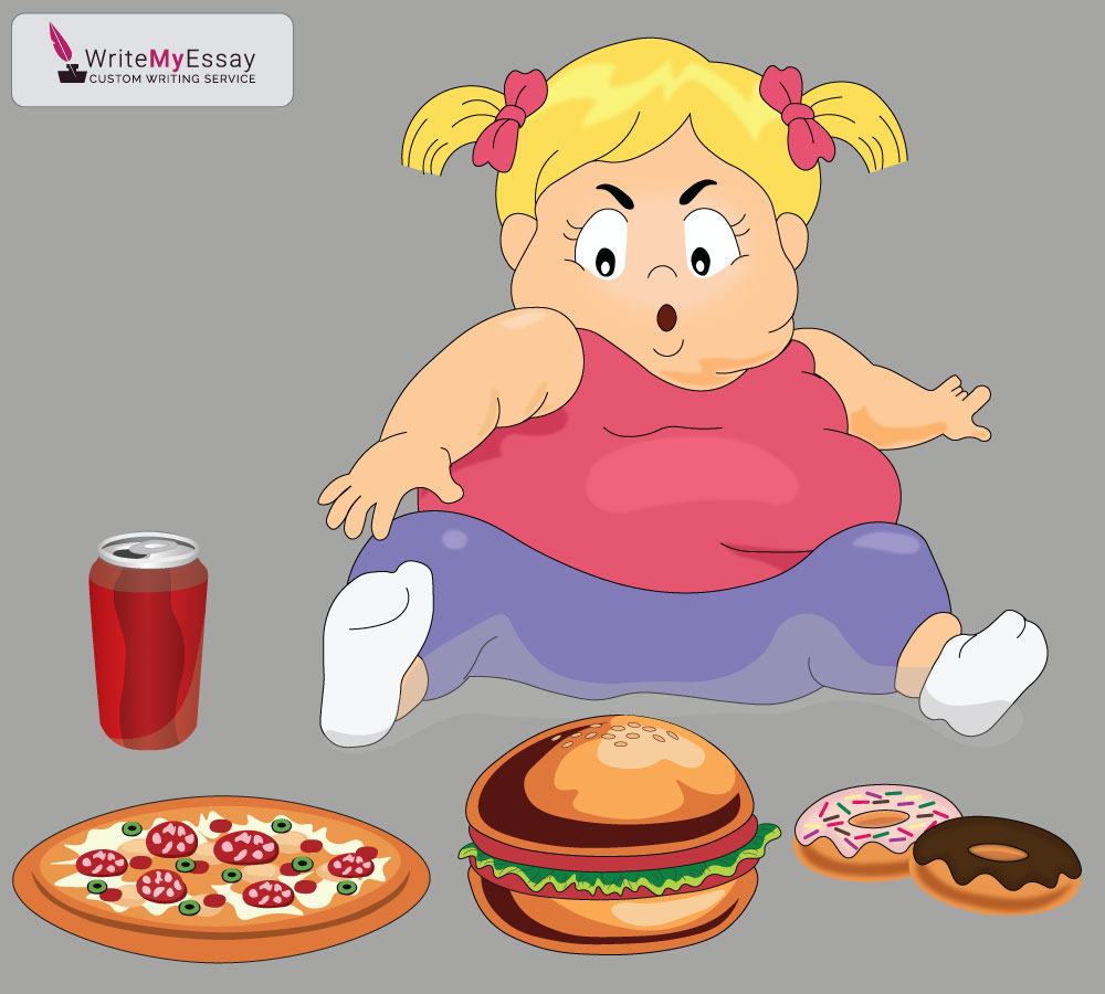 childhood obesity in schools cartoon